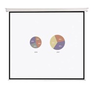 Projekcijsko platno 150 x 150 cm, zidno
