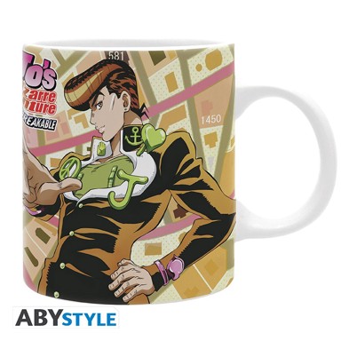 Šalica Jojo's Bizarre Adventure Map, 320 ml, crna
