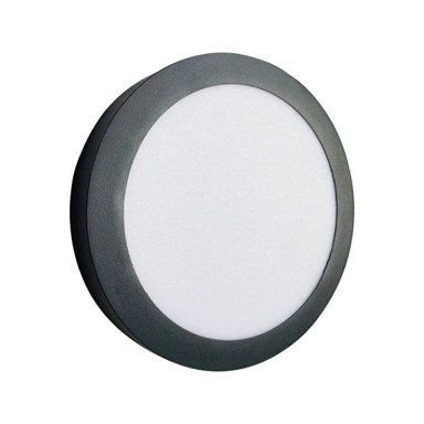 FEROTEHNA Rasvjeta nadgradna LED 18W, 1350lm, 4000K, okrugla, siva