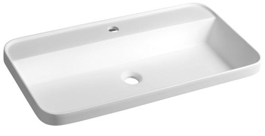 SAPHO BRAHEA Umivaonik, 75x39 cm, ugradbeni, Rockstone, bijela mat