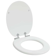 MDF WC daska 44x38 cm bijela