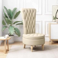 Fotelja sa zaštitom Krema 56 5 x 70 x 110 cm tkanina