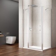 GELCO Tuš kabina LORO, pravokutna, 1200 x 1000 mm, aluminij, staklo s premazom