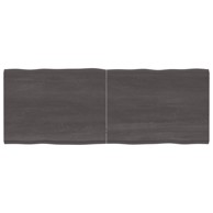 Stolna ploča tamnosiva 160x60x4 cm obrađena masivna hrastovina