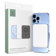 TECH-PROTECT Prijenosni punjač PB10 Magsafe bežični 20W 5000mAh, bijeli