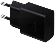 SAMSUNG Brzi kućni punjač + USB Type-C 15W, crni