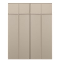 VTWONEN Krem modularni garderobni ormar od masivnog bora 200x250 cm Daily