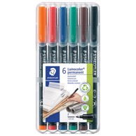 STAEDTLER Permanentni marker, 318 WP6, reciklirani Lumocolor, 0,6 mm, 6 kom