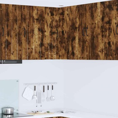 Zidni kuhinjski ormarić 57 x 57 x 80 cm, dimljeni hrast