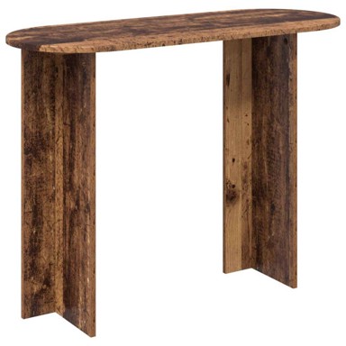 Konzolni stol s pohranom, dimenzije 100 x 39,5 x 75 cm, staro drvo