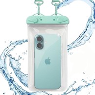 Vodootporna futrola IPX8 za telefon, univerzalna, duga, zelena