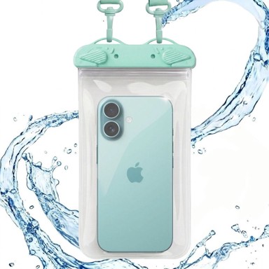 Vodootporna futrola IPX8 za telefon, univerzalna, duga, zelena