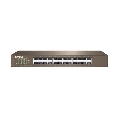 TENDA Switch 24-portni, Gigabit Ethernet, neupravljani, plavi