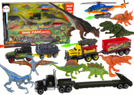 Set vozila HELIKOPTER-DINOSAURI, 8 kom.