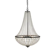 GRÄNSÖ Luster MA107028, 3L, E14, pješčano crni