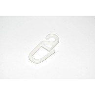 Karniša kvačice bijele 1 paket = 50 kom