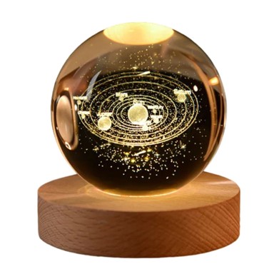 HOME & MARKER LED noćna kugla LUMABALL SOLAR SYSTEM, projekcija uzoraka, ambijentalno svjetlo