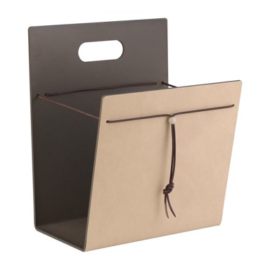 LIND DNA Metalni/od eko kože držač za časopise, Nupo M