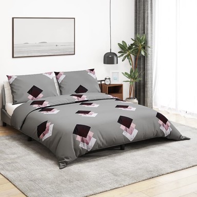 Zaštitna navlaka za krevet sivi 225x220 cm pamučni