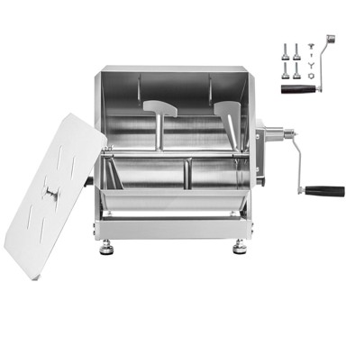 VEVOR Miješalica za meso 60 l s nagibnim spremnikom 650 x 345 x 465 mm nehrđajući čelik