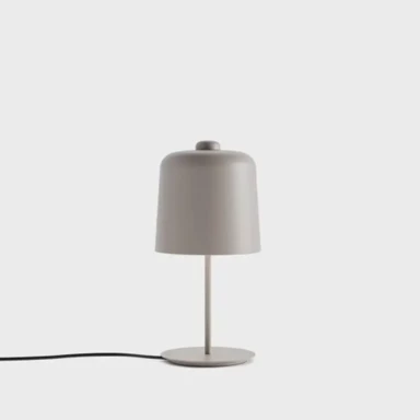Stolna svjetiljka Zile B0240D, E27, 40 cm, siva