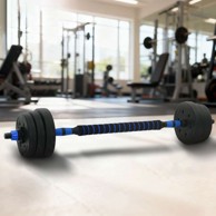 Set bučica 2u1, crna i plava, 121 × 19,5 × 19,5 cm