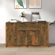 Komode 2 kom boja dimljenog hrasta 60x30x70cm konstruirano drvo , dimljeni hrast
