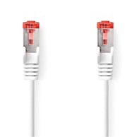 NEDIS Mrežni kabel CAT6 RJ45 muški RJ45 muški s FTP 5 00 m okrugli LSZH PVC bijeli blisteri