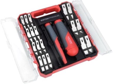 EXTOL PREMIUM Noževi za rezbarenje 8855196 set 21-dijelni