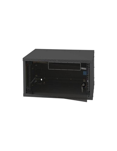 TRITON Ormar zidni 9U/400mm, rasklopljen, crni