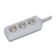 BRENNENSTUHL Trostruka prenosiva šuko utičnica 3x1,0mm2, 45º , 16A, 1,4m, bijela
