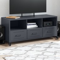 TV ormarić antracit 100,5 x 39 x 43,5 cm hladno valjani čelik
