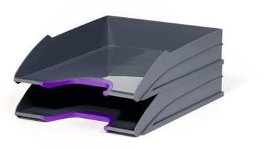 VARICOLOR Komplet ladica za spise, ljubičasta