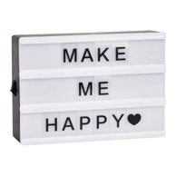 HILIGHT Bijela LED lanterna (visina 10, 5 cm) 