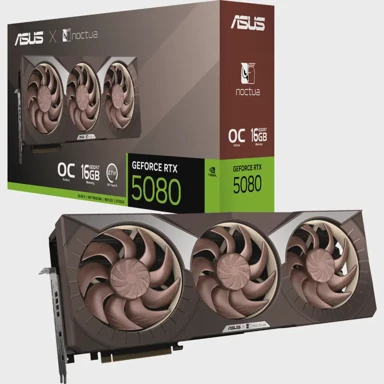 ASUS Grafička kartica GeForce RTX 5080 Noctua OC Edition, DLSS 4, 3× DisplayPort, 2× HDMI 2.1