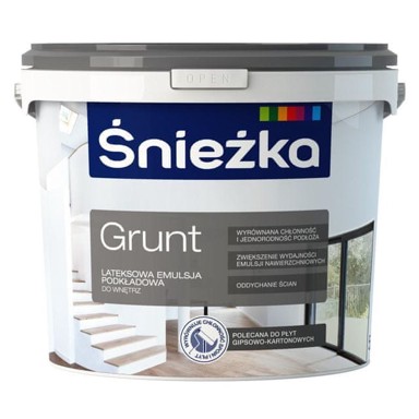 ŚNIEŻKA Grunt Lateks temeljni premaz za interijere, 5 l