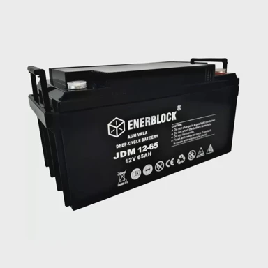 ENERBLOCK AGM baterija 12V 65Ah, VRLA, bez održavanja, Deep-cycle