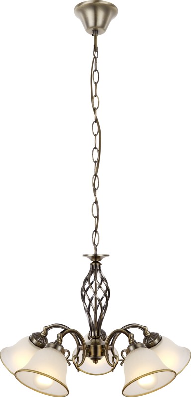 GLOBO LIGHTING Rustikalna Lampa Visilica 3xE27 60W 120 cm, bijela