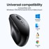 UGREEN Miš, bežični, ergonomski, Bluetooth, SILENT, 4000 DPI, crni