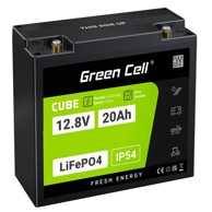 GREEN CELL Baterija LFPGC12V20AH, UPS, LiFePO4, 12.8 V, 20 Ah