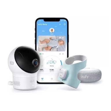 ANKER Baby monitor EUFY SECURITY S340, kamera, baza, čarapica sa senzorom