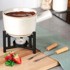 EXCELLENT Porculanski fondue set KO-170487010, 450 ml, plamenik + 2 vilice