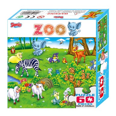 DENIS Puzzle ZOO, 60 dijelova