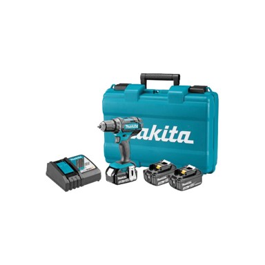 MAKITA Akumulatorska bušilica + baterija + punjač + kofer DDF453RFE 3x3AH