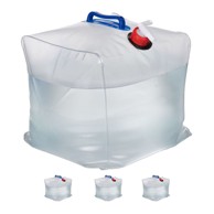 NORTHIX Sklopivi kanister za vodu, sa slavinom, 20 l, 4 kom