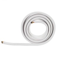 VEVOR Mini Split komplet linija, 305 m, 64x127 mm, bijela izolacija
