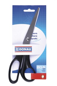 DONAU Uredske škare, 20,5 cm, crne
