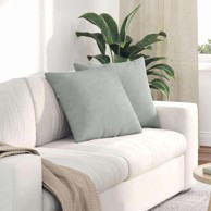 Jastučići za sofu 2 kom 50 x 50 cm, svijetlo sivi