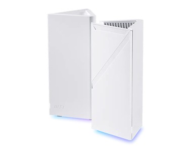 MSI Mesh Wi‑Fi sustav Roamii BE Pro, Wi‑Fi 7, Dual-Band, 2 pakiranja, bijeli
