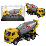 HUINA Kolekcionarski model, miješalica za beton, metal, 1:80, žuti